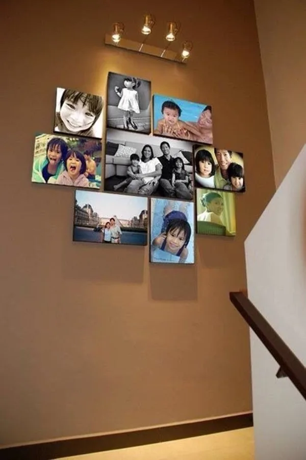 Lovely Family Picture Wall Examples