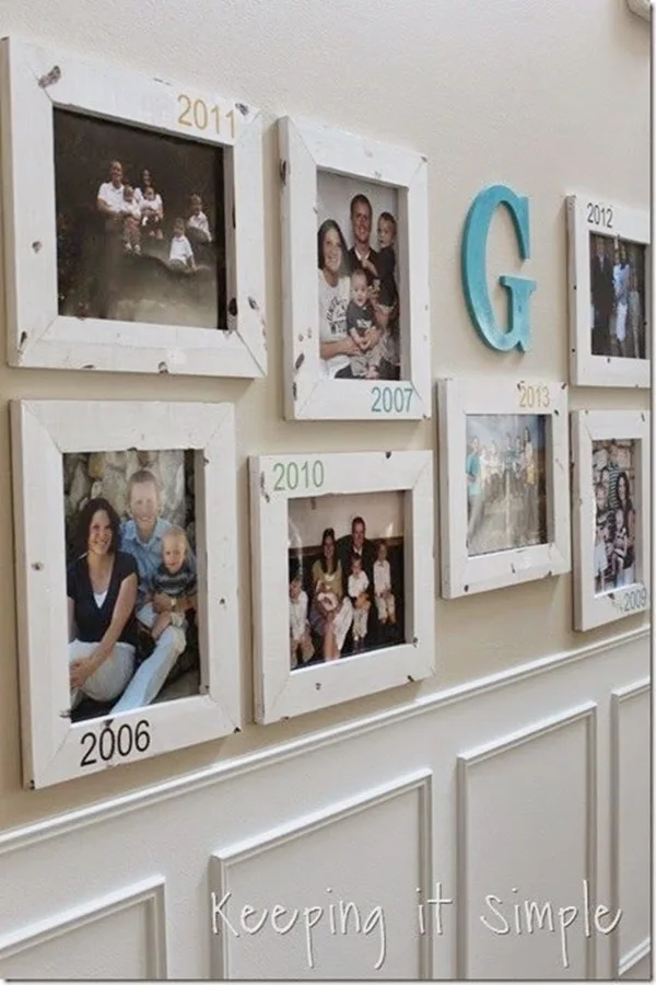 Lovely Family Picture Wall Examples