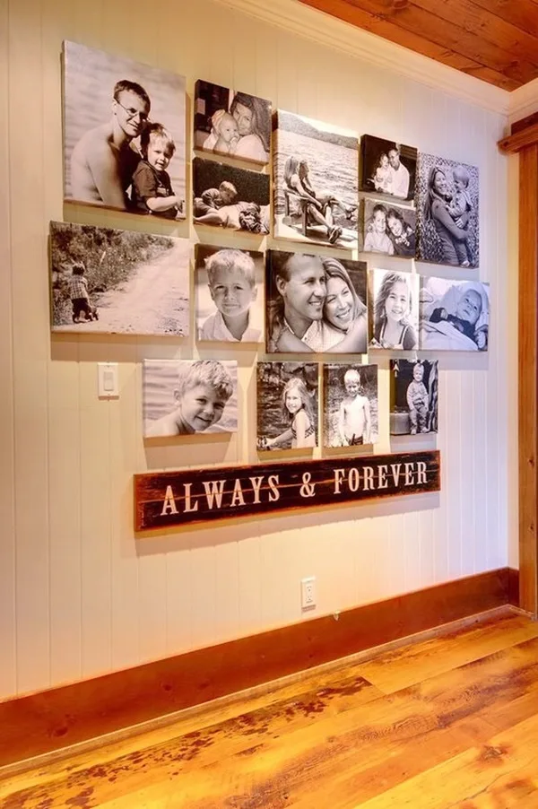 Lovely Family Picture Wall Examples