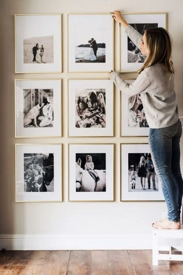 Lovely Family Picture Wall Examples