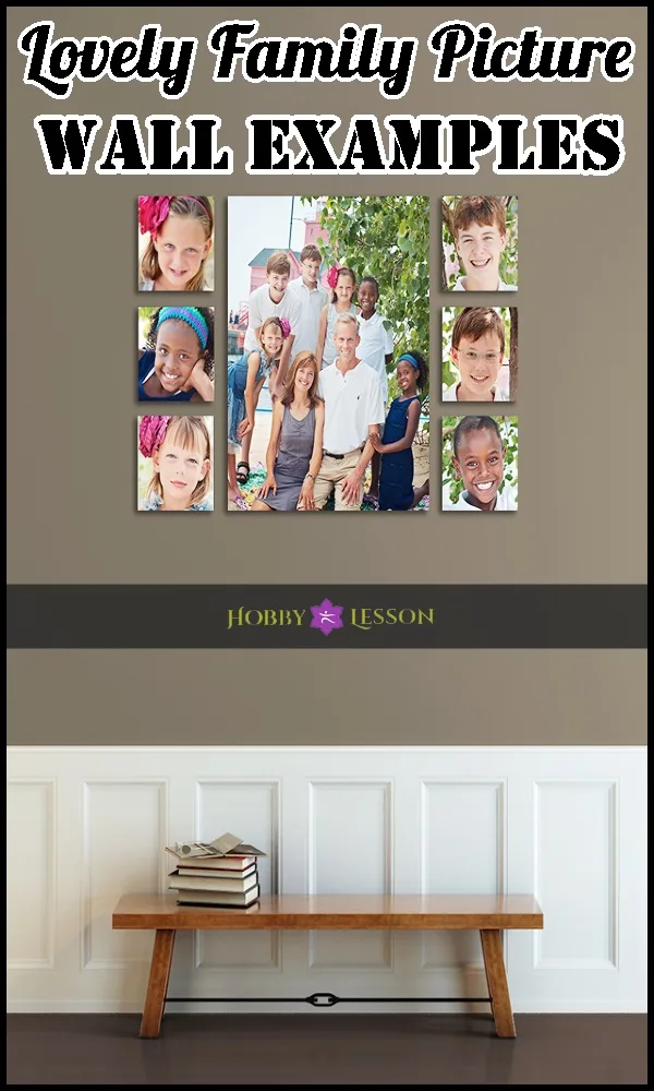 Lovely Family Picture Wall Examples