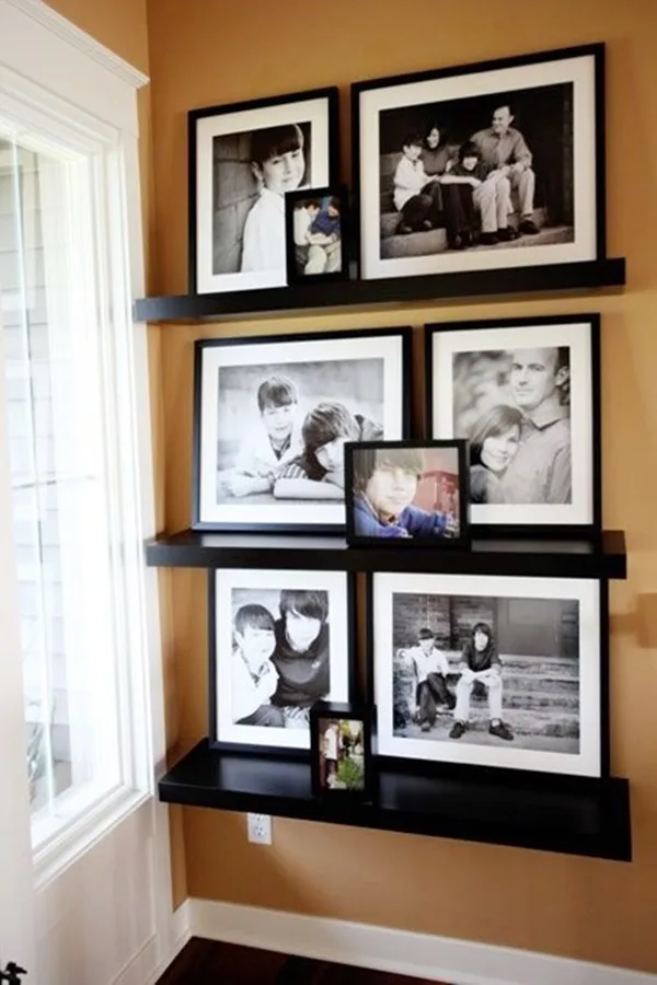 Lovely Family Picture Wall Examples