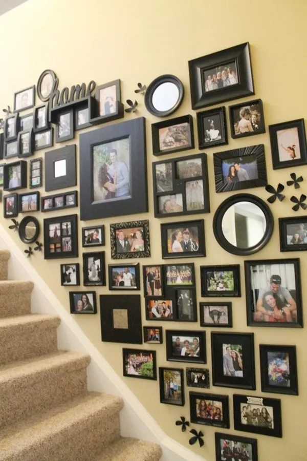 Lovely Family Picture Wall Examples