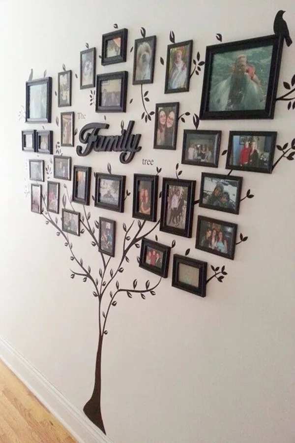 Lovely Family Picture Wall Examples