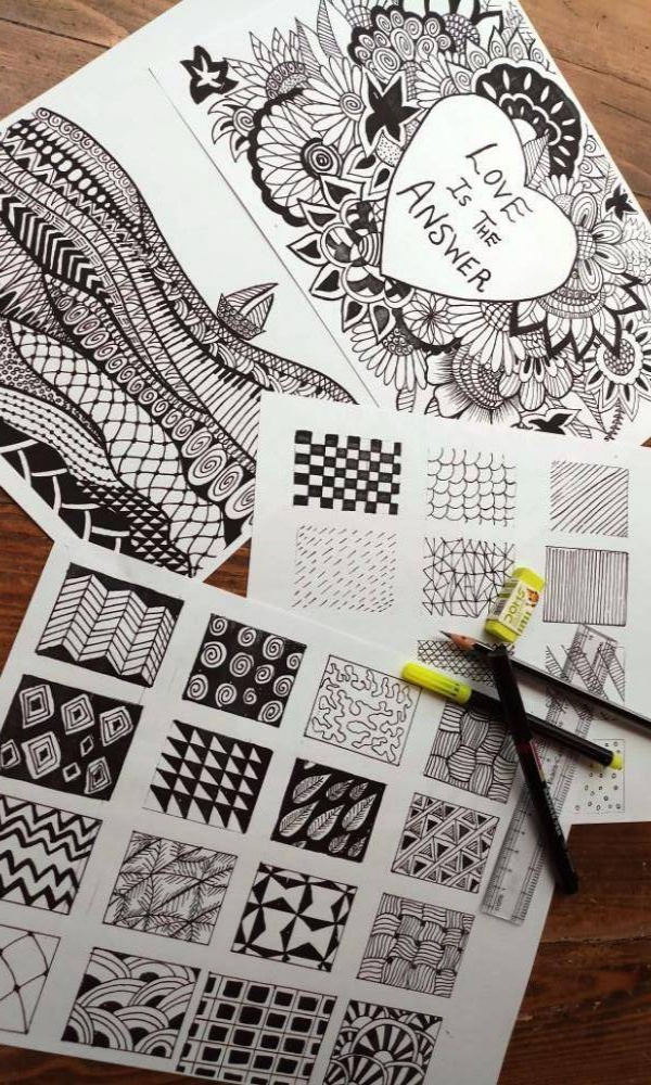 40 Creative Doodle Art Ideas to Practice in Free Time