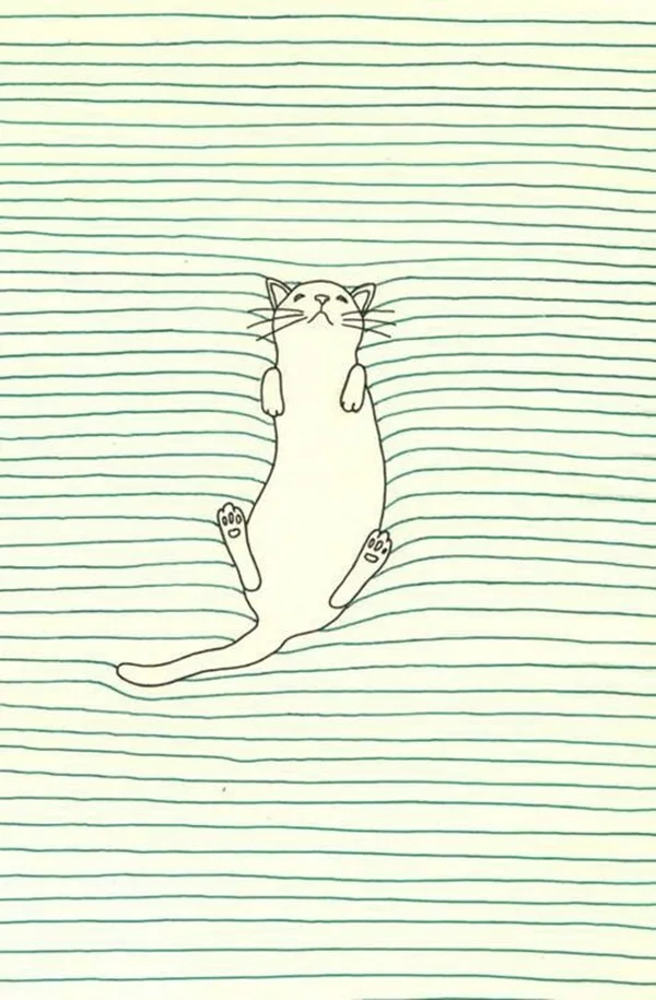 Illusionistic Between the lines Pencil Drawings of Animals