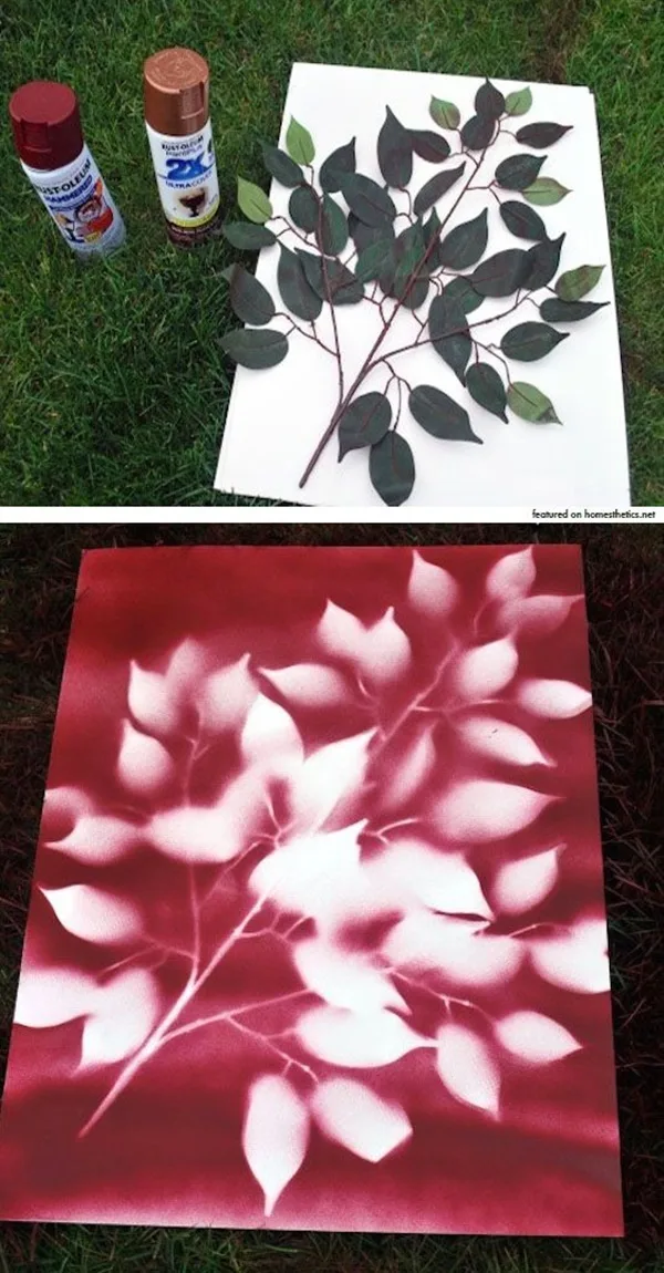 Creative and Easy Cheap DIY Canvas Wall Art Ideas