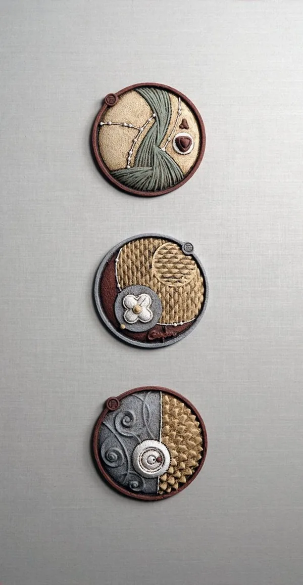 Detailed Clay Wall Art and frames Ideas