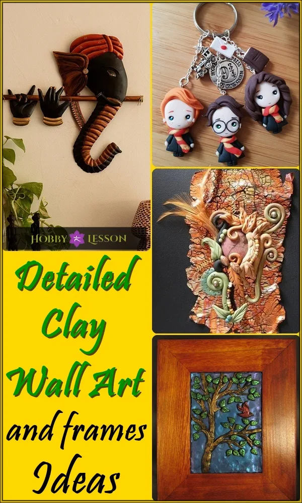 Detailed Clay Wall Art and frames Ideas