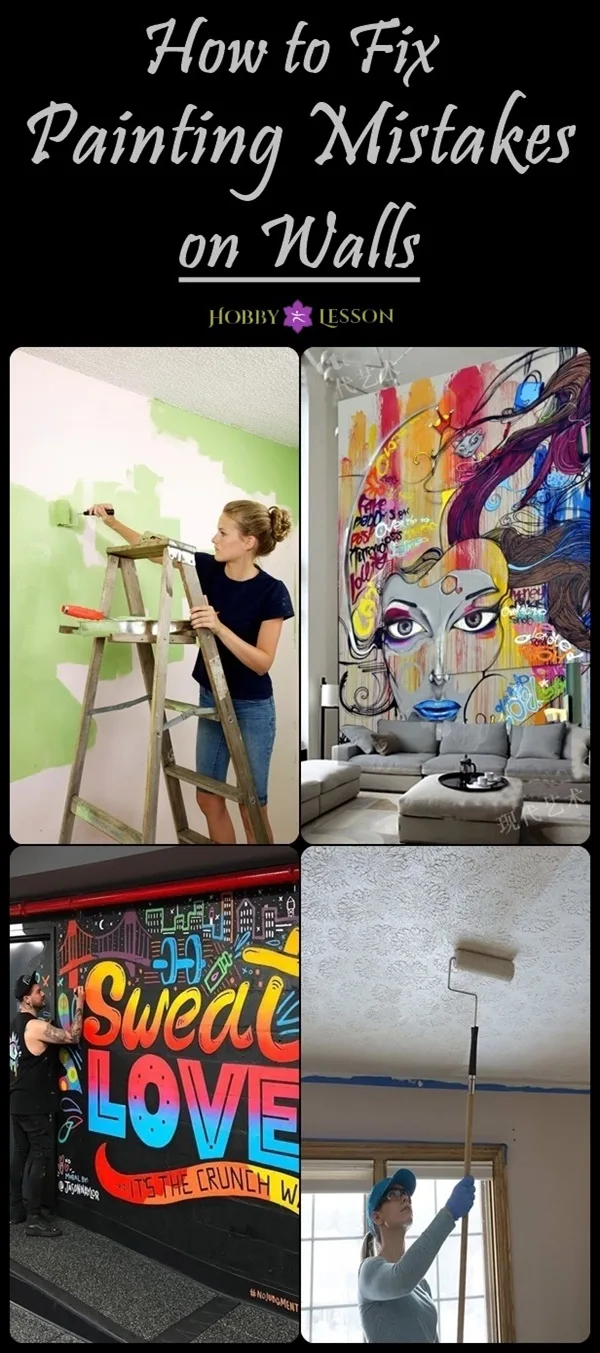 How to Fix Painting Mistakes on Walls