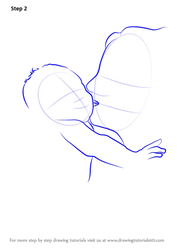 Simple Pencil Mother and Child Drawings