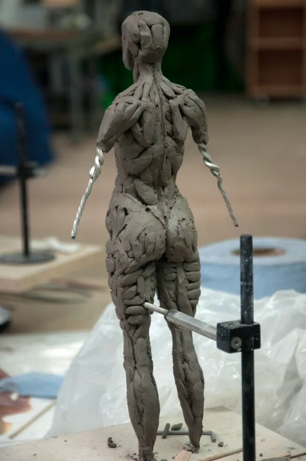 Realistic Human Clay Sculpture For Beginners