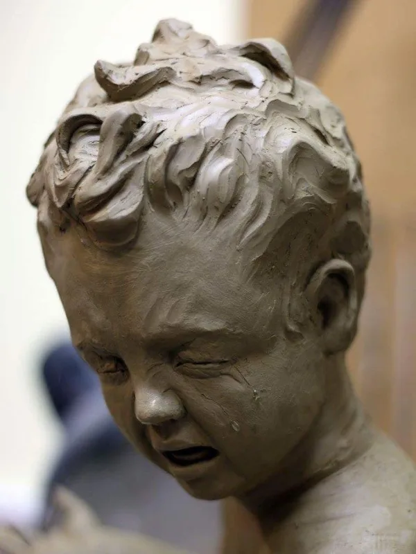 Realistic Human Clay Sculpture For Beginners