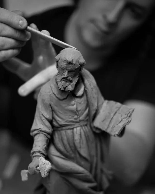 Realistic Human Clay Sculpture For Beginners