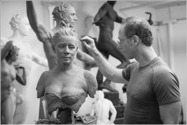 Realistic Human Clay Sculpture For Beginners