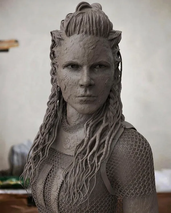 Realistic Human Clay Sculpture For Beginners