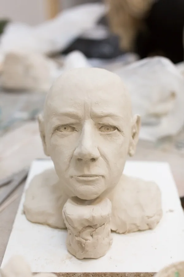 Realistic Human Clay Sculpture For Beginners