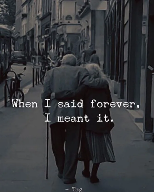 Happy Elderly Couple in Love Quotes