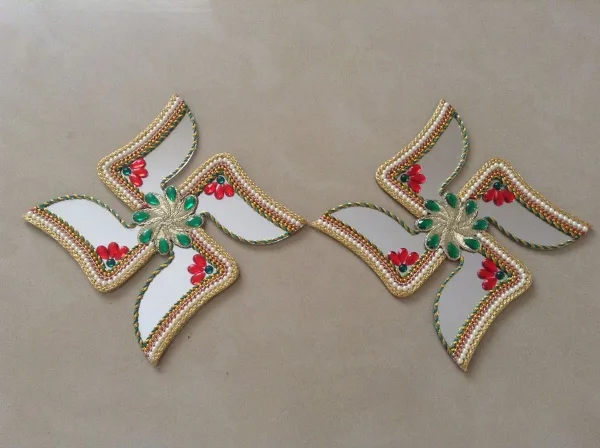 DIY Recycling Ganpati Pooja Decoration Ideas