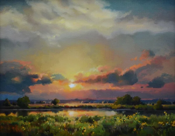 Landscape Pastel Paintings