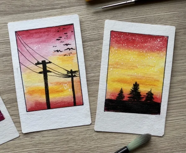 Polaroid Paintings Ideas