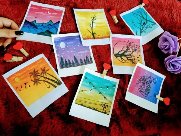 Polaroid Paintings Ideas