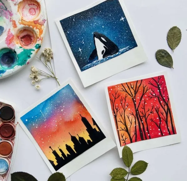 Polaroid Paintings Ideas