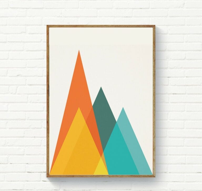 40 Triangular Shaped paintings ideas to Project Uniqueness – Hobby Lesson